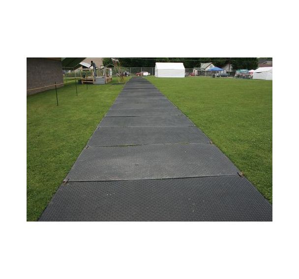 Plaques de roulage VersaMat® - Checkers noir