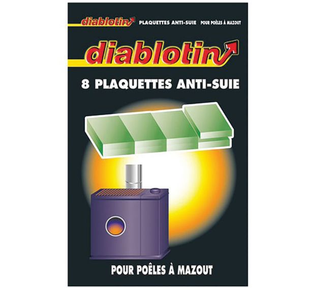 Plaquette anti-suie foyers et tuyaux boîte de 8