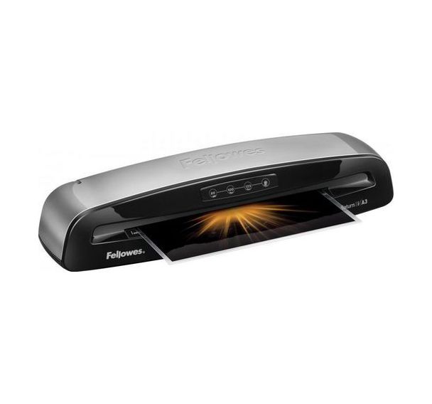 Plastifieuse Fellowes saturne 3I + 1 boite de 100 pochettes plastification 80 microns offerte