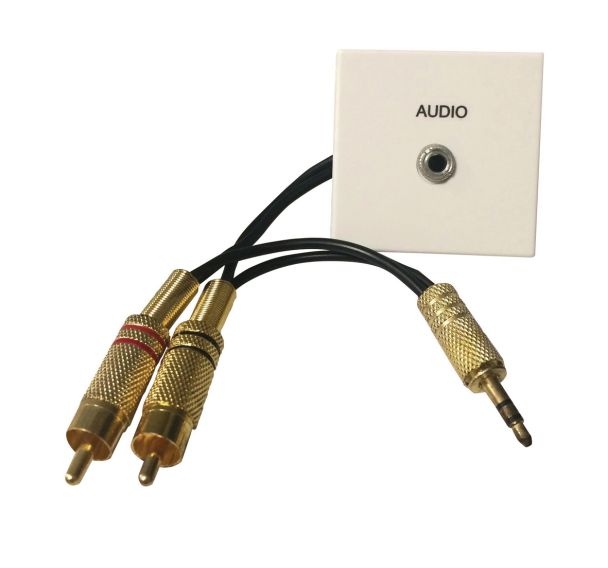 Plastron Audio jack 3,5 stéréo