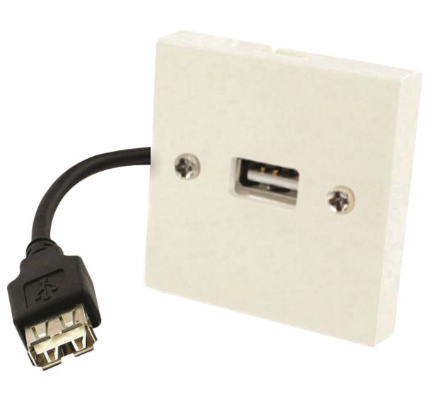 Plastron USB Femelle-A / Male-A&B 10 m