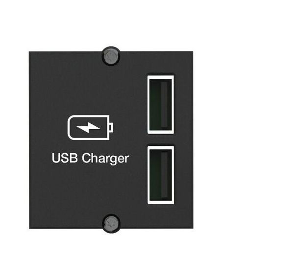 Plastron chargeur à 2 ports USB
