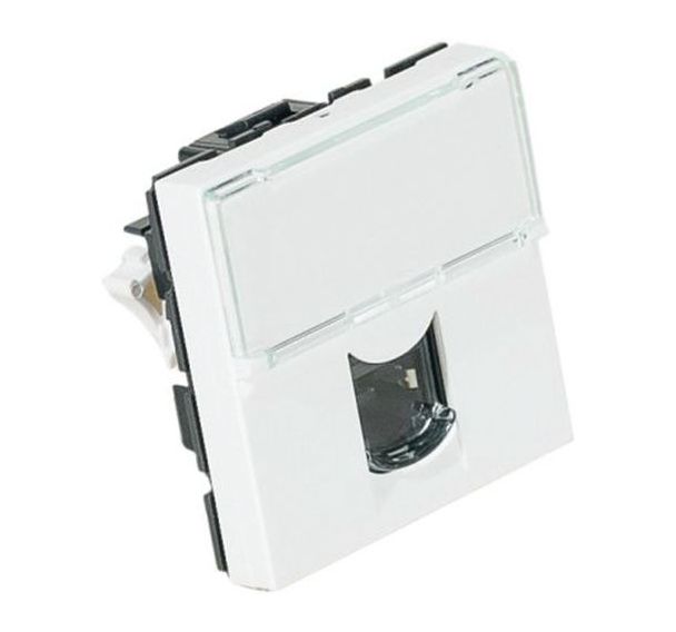 Plastron mosaic 45X45 1 port RJ45 cat 6 stp