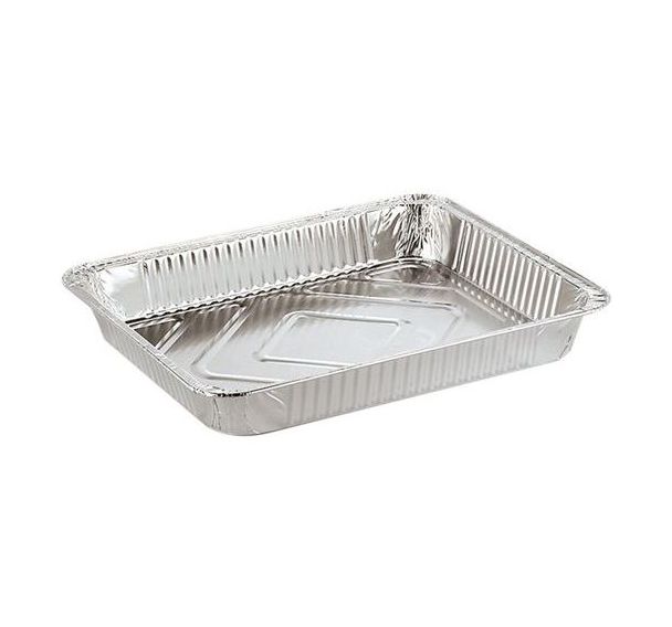 Plat Gastronorme en aluminium à bords ronds - 530x325x35 mm