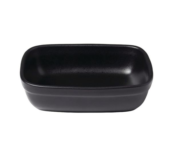 Plat à lasagne en grès 75cl noir-Blastone