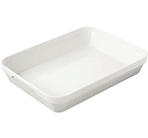 Plat blanc rectangulaire de Londres 40x29cm5