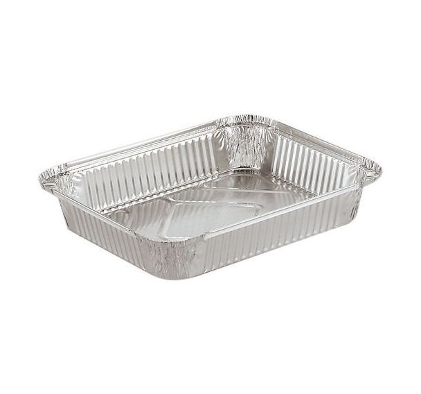 Plat en aluminium à bord vertical couvrable - 208 cl