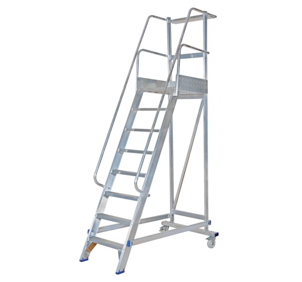 Plate-forme à pallier non-pliable - 4 à 12 marches