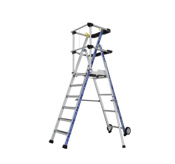 Plate-forme de travail PIR PIRL Sherpamatic - 3 à 8 marches - Tubesca Comabi