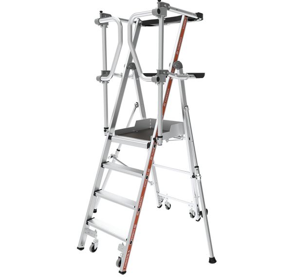 Plate-forme mobile PIRL Veloce garde-corps portillons - Tubesca