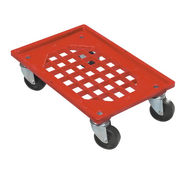 Plateau 4 roulettes pivotantes Force 250 kg - 600 x400 mm