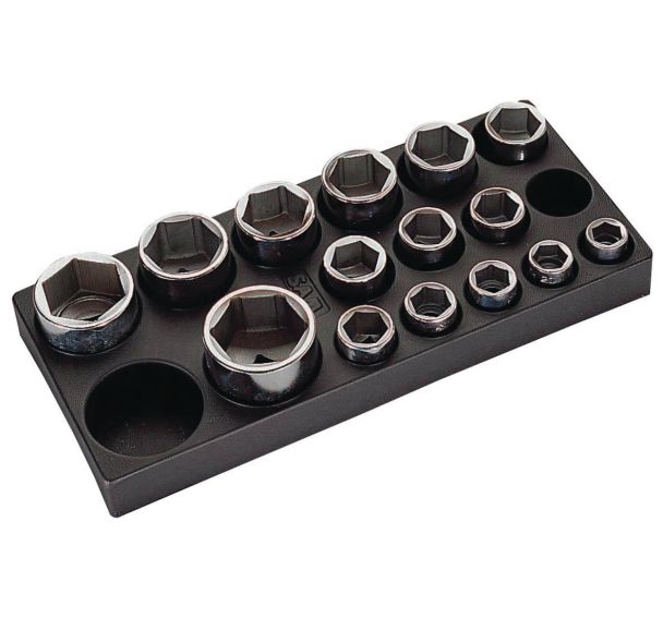 Plateau Modulosam 3/4'' de 15 outils en mm