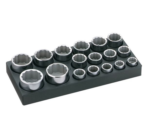 Plateau Modulosam 3/4'' de 17 outils en mm