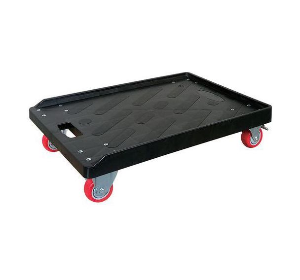 Plateau à rebords charge maxi 300 kg en polypropylène