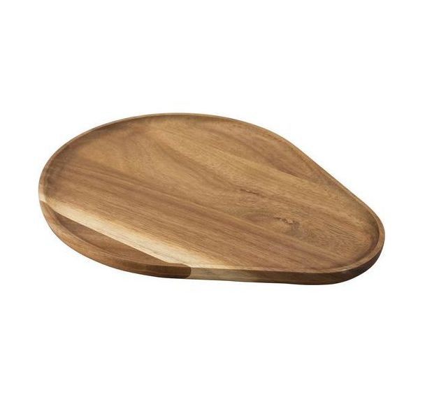 Plateau acacia en forme de goutte - 30x24 cm