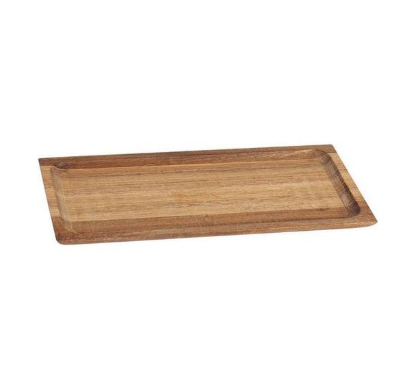 Plateau acacia rectangulaire - Matfer - Lot de 6