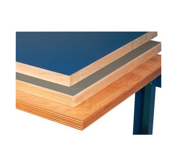 Plateau d'établi - Formica bleu