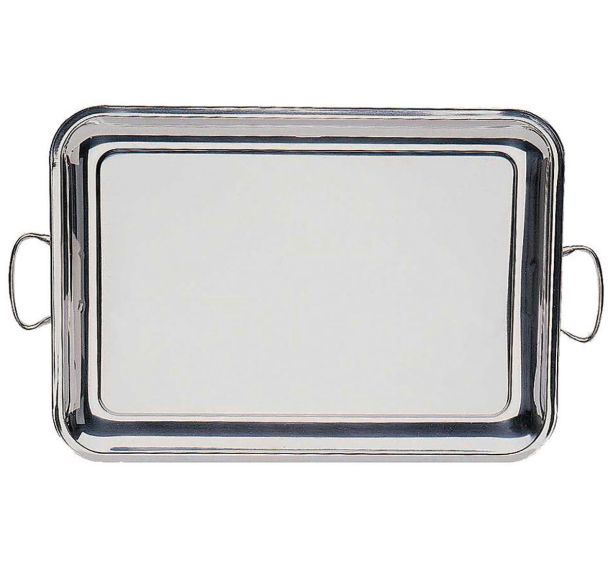 Plateau en inox 45x31,5 cm