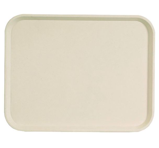 Plateau en polyester beige fumé-Basik Economique