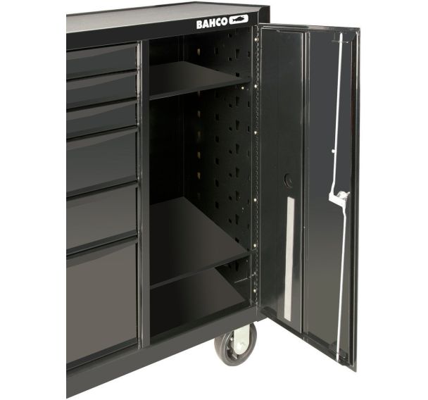 Plateau métallique réglable armoire latérale 470x10x310mm