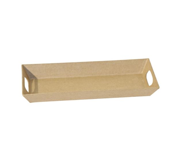 Plateau moderne rectangulaire 11x26x3cm (Lot de 10)