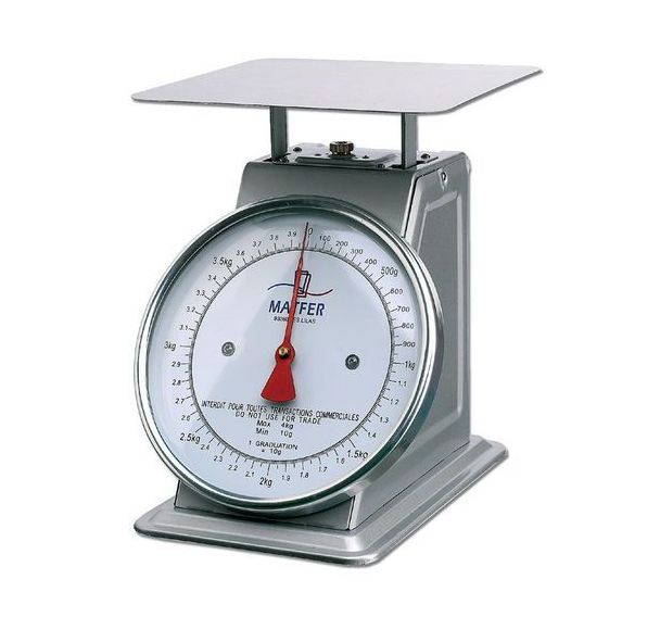 Plateau pour balance portée 30 à 50 kg - Matfer