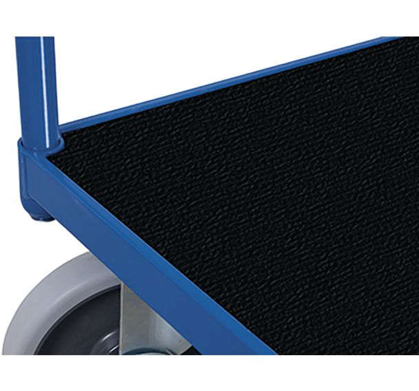 Plateau recouvert de matière plastique