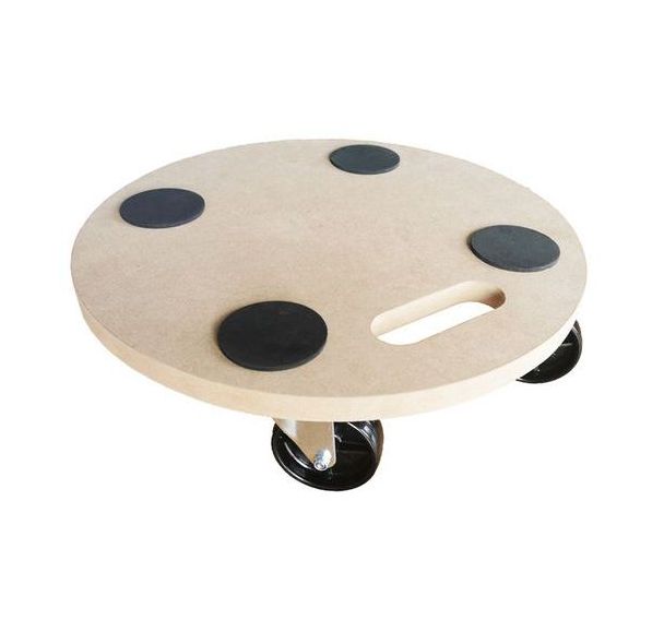 Plateau roulant rond - Force 200 kg - Manutan Expert