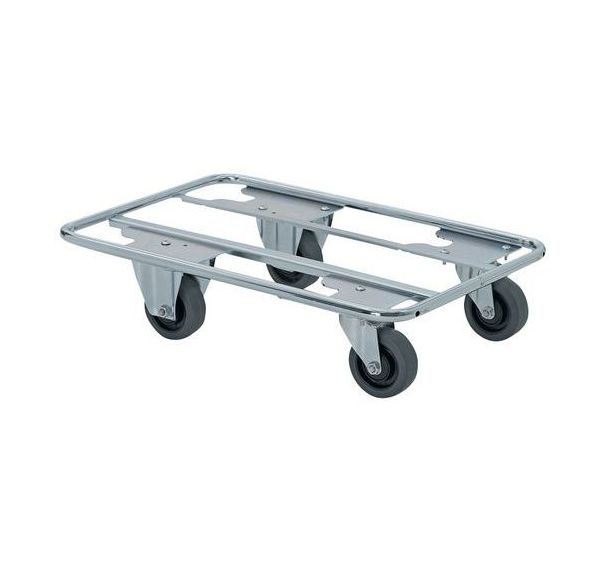 Plateau roulant tubulaire acier 600x400 mm - Capacité 400 kg