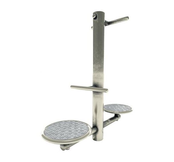 Plateaux pivotants connectés inox