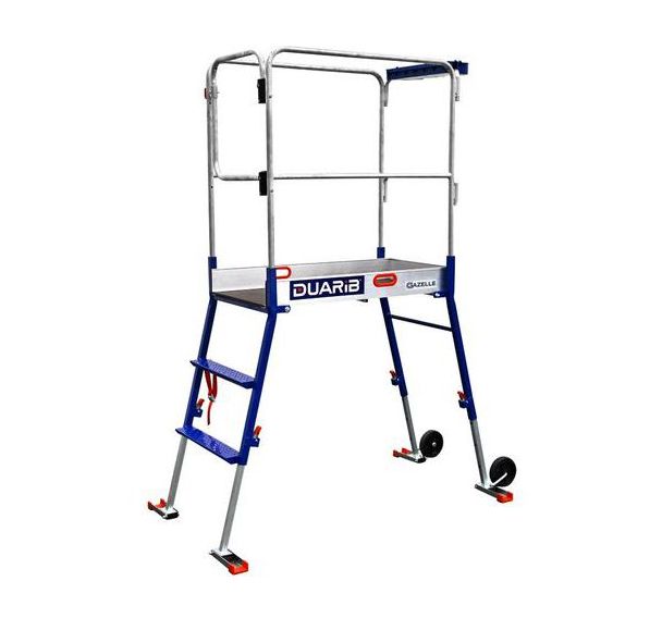 Plateforme Gazelle Mini 3 hauteurs réglables 2.50m à 2.70m.