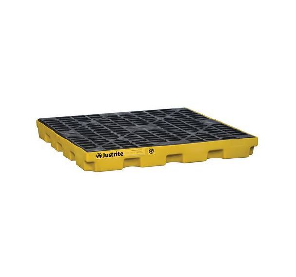 Plateforme de rétention EcoPolyBlend™ Jaune - Justrite
