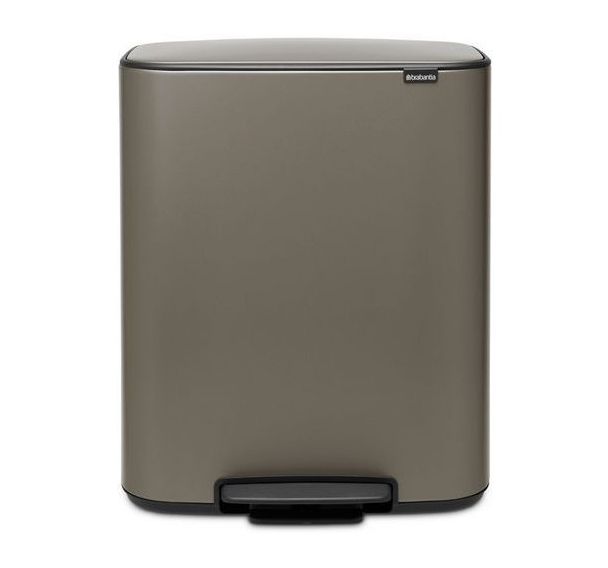 Platine Bo Poubelle à pédale 2 x 30 L, Brabantia