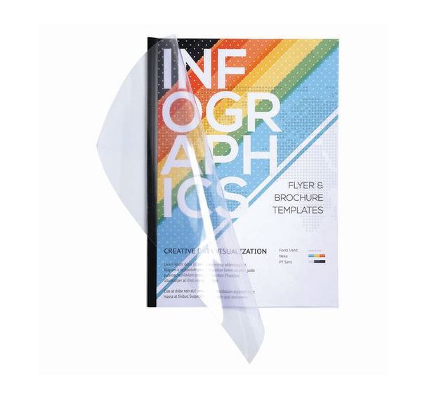 Plats A3 PVC Cristal 20/100°