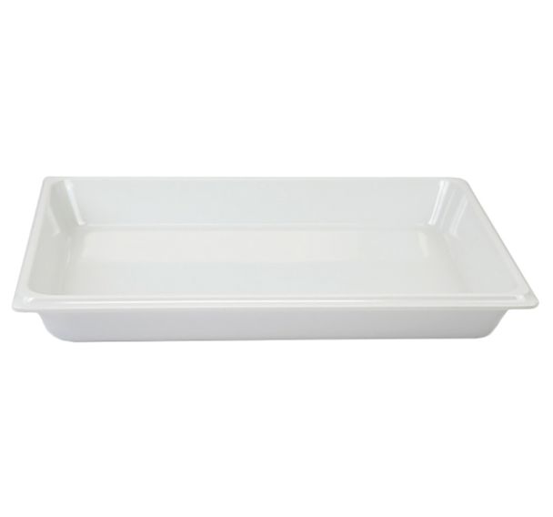 Lot de 6 plats gastronorme mélamine GN 1/2 26.5 x 32.5 x 4 cm Plastorex