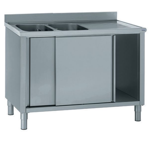 Plonge adossée sur placard - Tournus Equipement