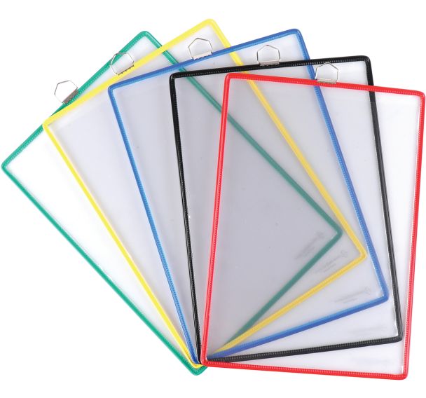 Poche à anse A4 - portrait - grand coté - Lot de 10 assortis