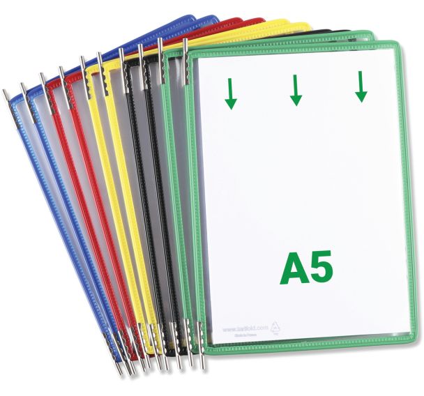 Poche à pivots - A5 - PP - portrait - assorti