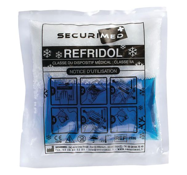 Poche de froid instantané Refridol - à l'unité-Securimed