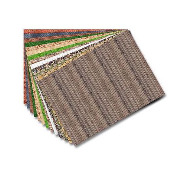 Pochette 13 feuilles papier decor construction 80g 50x70 cm