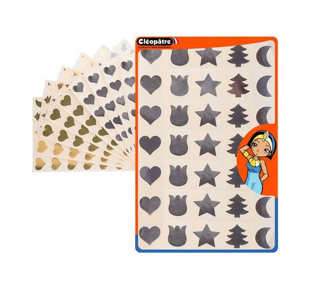 Pochette 24 planches A4 soit 840 gommettes prédécoupées