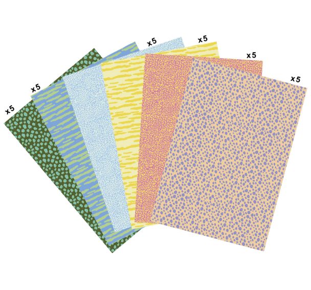 Pochette 30 feuilles Decopatch animaux