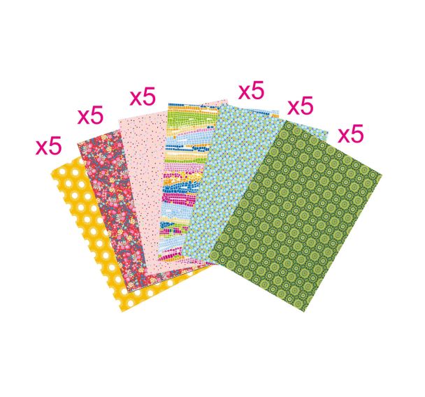 Pochette 30 feuilles décopatch collectivité déco