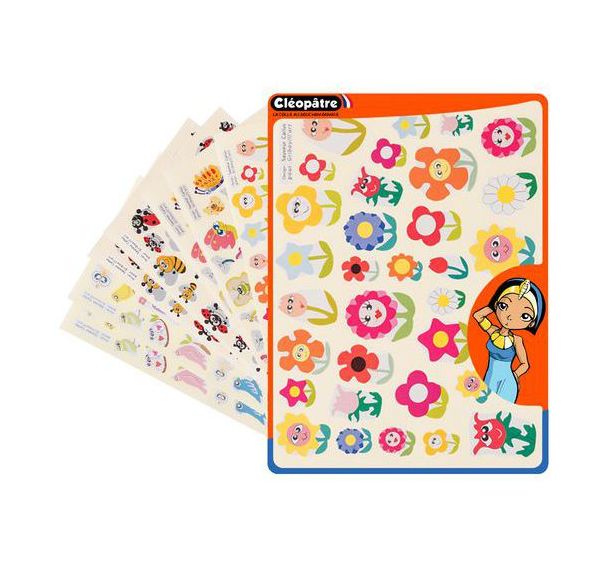 Pochette 456 gommettes repositionnables printemps