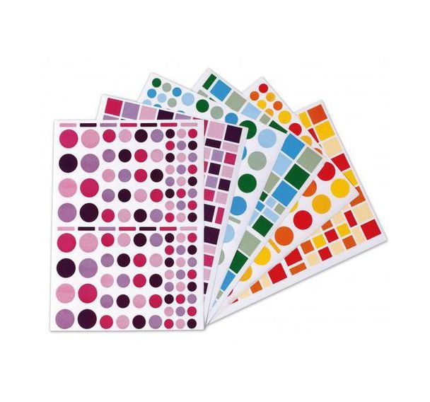 Pochette 60 feuilles gommettes