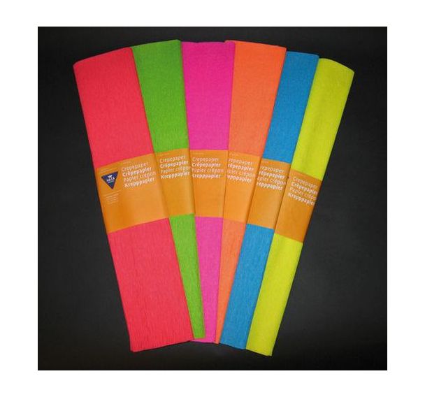Pochette 6 feuilles crépons