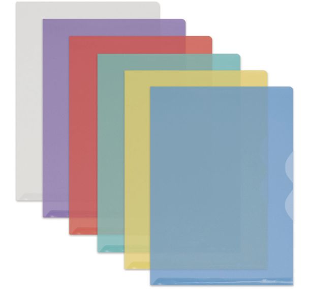 Pochette Coin Oxford Fard'Or Bte50 A4 Pvc140Lis - Assorti