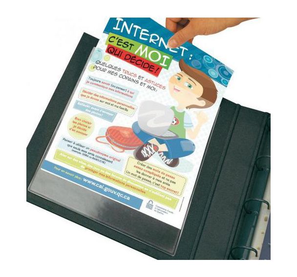 Pochette auto adhésive A4  (Etui de 3)