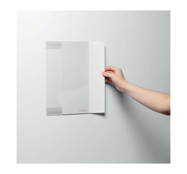 Pochette d'affichage transparente Info Holder auto-adhésive - Durable