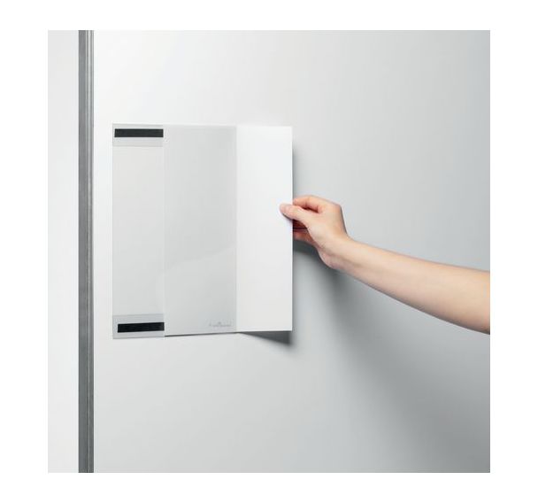 Pochette d'affichage transparente Rpet - Dos magnétique - Durable